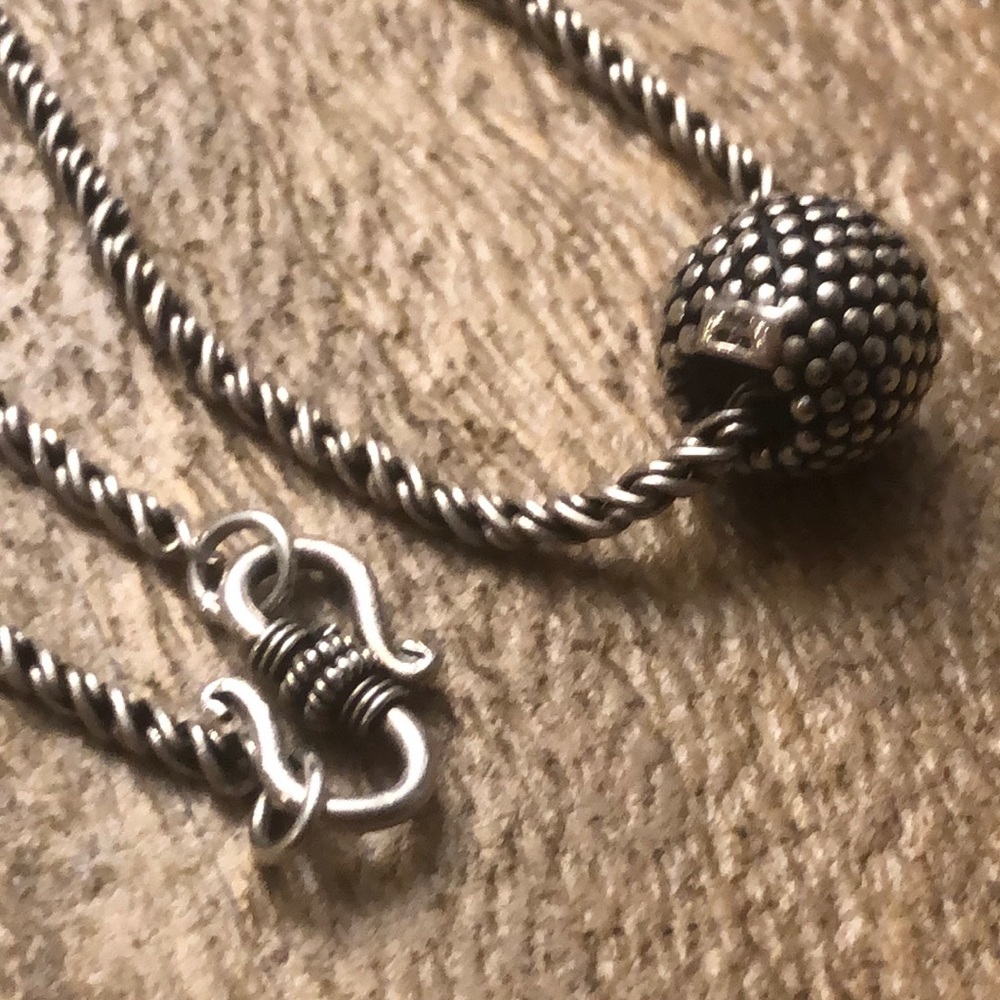 Silpada Popcorn necklace and earring set - Picture 5 of 7